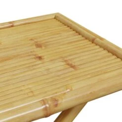 VidaXL - Tuintafel Inklapbaar - Bruin - Bamboe - 110 X 55 X 75 Cm -Beliani Winkel 005d3dbd07fc4e4e8527cc13044f2f01