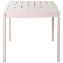 BARTICA - Tuintafel - Beige - 81 X 84 Cm - Synthetisch Materiaal -Beliani Winkel 011b0853073d46b9af54af13eb227747