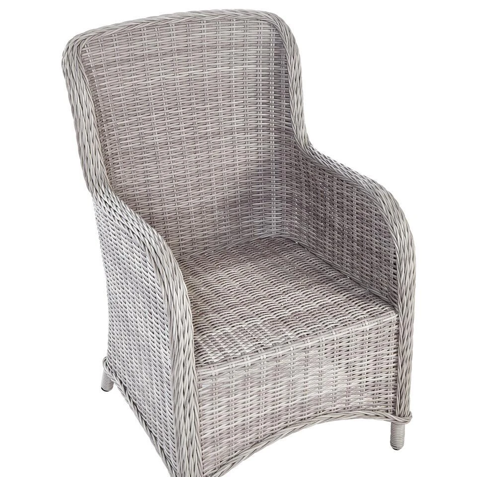 CASCAIS - Tuinstoel Set Van 2 - Beige - PE Rotan 9 CASCAIS - Tuinstoel Set Van 2 - Beige - PE Rotan - Afbeelding 9