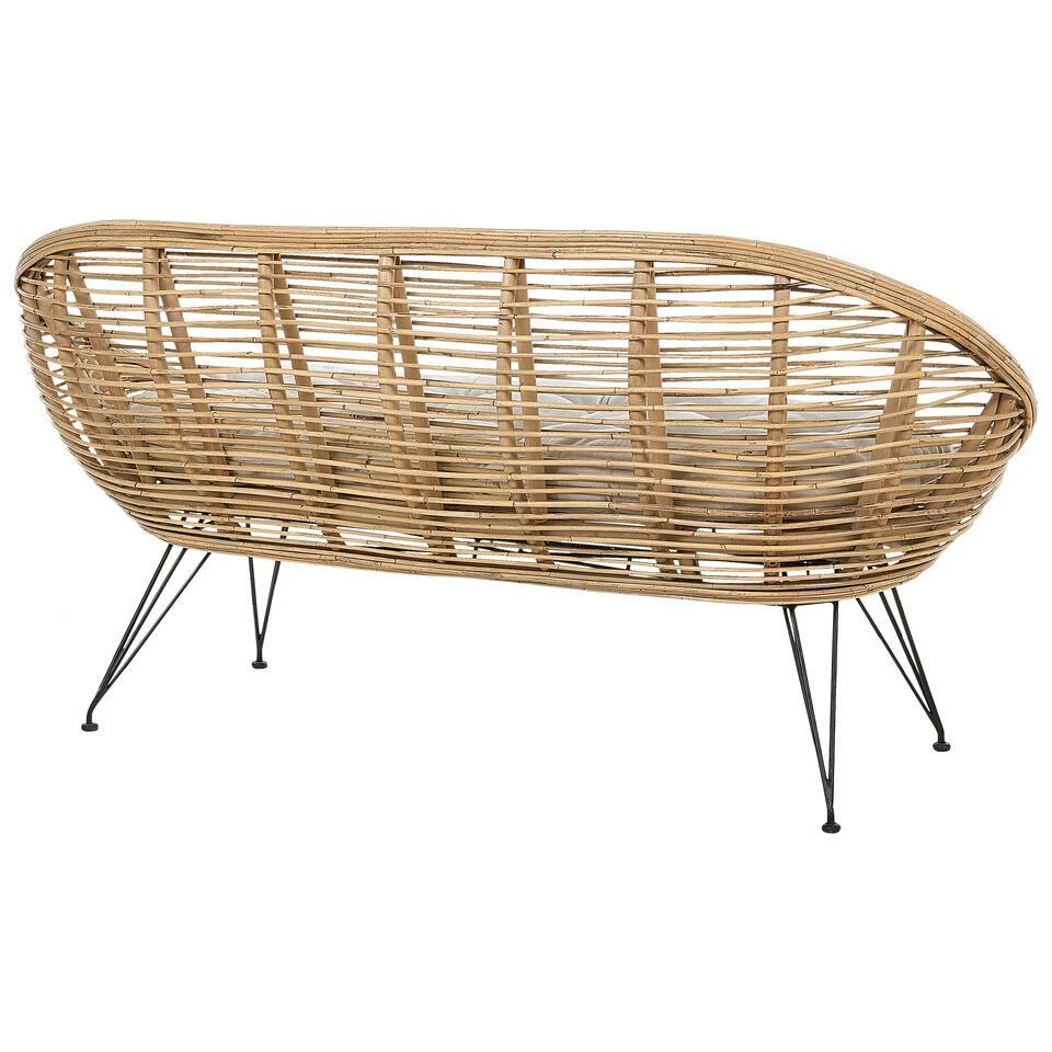 MARATEA - Tuinbank - Lichtbeige - Rotan 6 MARATEA - Tuinbank - Lichtbeige - Rotan - Afbeelding 6