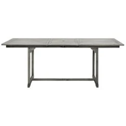 VidaXL - Tuintafel - Grijs - Massief Acaciahout - (150-200)x100x75 Cm -Beliani Winkel 030d982e7ca74fed960148d3c59ea7d0