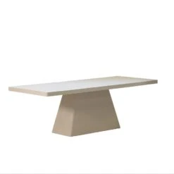 Tuintafel Rechthoek 240cm - Beige Eco Composiet - Avia -Beliani Winkel 0324cc79ec7647baaa37a7a8266ca6cb