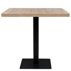 VidaXL - Eetkamertafel - Beige - MDF - 80 X 80 X 75 Cm -Beliani Winkel 04e8b2d14b7d48c9a7c65d1905a8db2c
