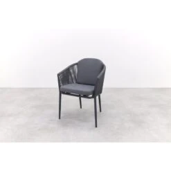 Avalon Dining Tuinstoel - Anthracite 11 Avalon Dining Tuinstoel - Anthracite -Beliani Winkel 05af84e8853949af898aeda5bda36f72