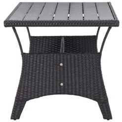 VidaXL - Tuintafel - Zwart - Poly Rattan - 120 X 70 X 66 Cm -Beliani Winkel 05de88c08977455ebce15f3b3dc7e5a5