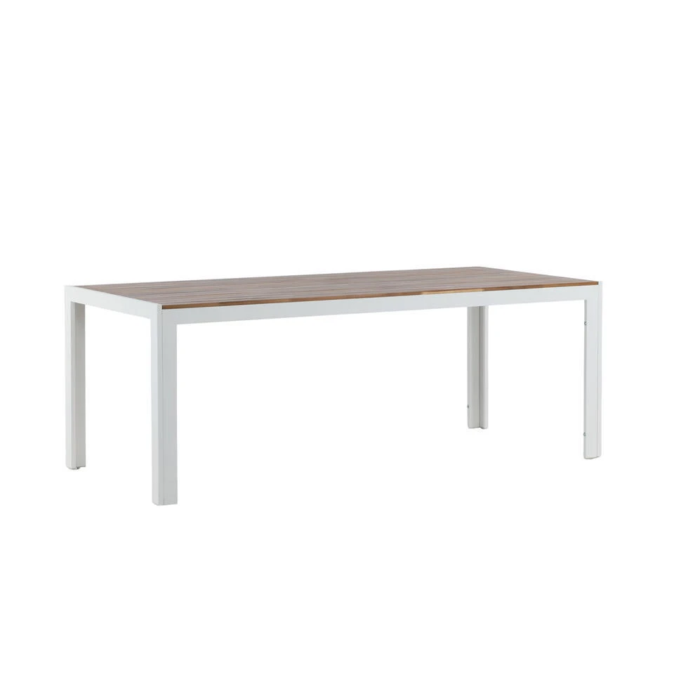Fjôrd Tuintafel Acaciahout/Metaal - 200x100x76cm - Bois 6 Fjôrd Tuintafel Acaciahout/Metaal - 200x100x76cm - Bois - Afbeelding 6