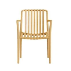 DS4U - Max Terrasstoel - Mosterd Geel -Beliani Winkel 07e1e0b9add6458b91807e958258a19b