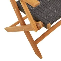 VidaXL - Tuinstoelen - Zwart - Acaciahout En Poly Rattan - 2 Stuks -Beliani Winkel 0a49e0bd7b524cf7a832675c1e236c32
