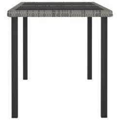 VidaXL - Tuintafel - Grijs - Poly Rattan - 140 X 70 X 73 Cm -Beliani Winkel 0ca95d02df884af7996be9d41510a398