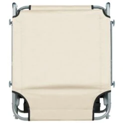 FOLIGNO - Strandstoel - Crème - Polyester -Beliani Winkel 0d3f6627cbe44883b6742f660238602b