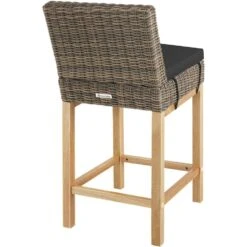 Tectake Wicker Bartafel Lovas Met 4 Stoelen Latina, Natuur -Beliani Winkel 0d5d74054382484daf7fd7af8e6b4933 1