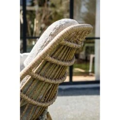 Castello Lounge Fauteuil - Light Teak Look - Natural Rotan-merino Sand 18 Castello Lounge Fauteuil - Light Teak Look - Natural Rotan-merino Sand -Beliani Winkel 0db113ddf3cc4486aaf92c80dc605f2d