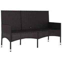 VidaXL - Tuinbank 3-zits - Zwart - Poly Rattan - Met Kussens 12 VidaXL - Tuinbank 3-zits - Zwart - Poly Rattan - Met Kussens -Beliani Winkel 0e00ed2ccbdf4eb38f4ef0071a1e20e6