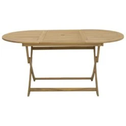 VidaXL - Tuintafel Inklapbaar - Bruin - Acaciahout - 160 X 85 X 75 Cm -Beliani Winkel 0e5d7475f95e4be8b88755de99a0bda4
