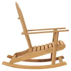 VidaXL Schommelstoel Adirondack Massief Teakhout -Beliani Winkel 0e631872b5014955a26ff79ce0734838