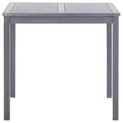 VidaXL Tuintafel 80x80x74 Cm Massief Acaciahout Grijs -Beliani Winkel 0eb637325faf490d854eca698c942c90