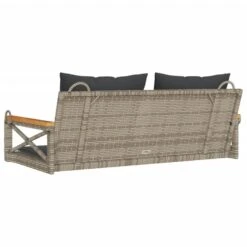 VidaXL - Schommelbank - Grijs - Poly Rattan - 62 X 109 X 40 Cm -Beliani Winkel 0f72dc478d7c471987d3ac1cc9c52d55