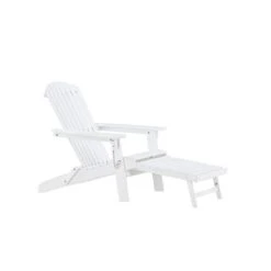 Svea - Tropea Inklapbare Loungestoel - Wit -Beliani Winkel 0f96647b7b0e4c80b7d8c0294a6f220f
