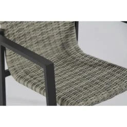 Tuinstoel Stapelbaar Wicker Grijs-antraciet Lifestyle Garden Furniture Upton -Beliani Winkel 0fc14bb2a0c44e5fbcb6a9537386a791