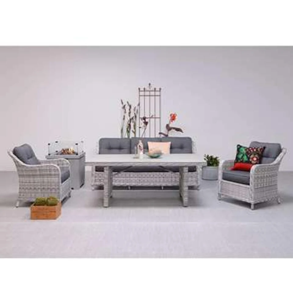 Garden Impressions Nova Lounge Tuinstoel - Licht Grijs 2 Garden Impressions Nova Lounge Tuinstoel - Licht Grijs - Afbeelding 2