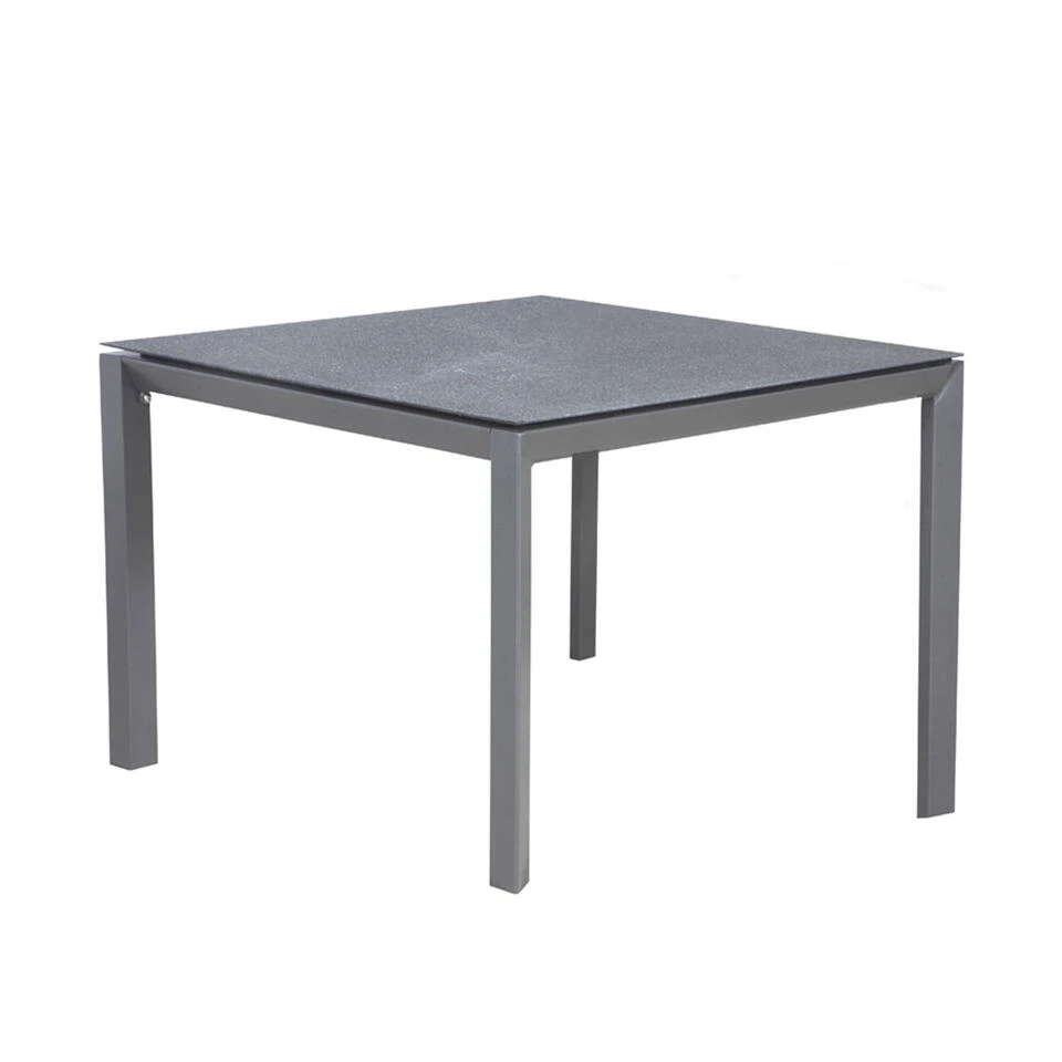 Garden Impressions Palmas Tuintafel 90x90 Cm Donker Grijs 1 Garden Impressions Palmas Tuintafel 90x90 Cm Donker Grijs