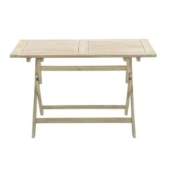 Garden Impressions Keys Inklapbare Tuintafel 120x80xH72 Smoky Acacia -Beliani Winkel 1000013913 0103
