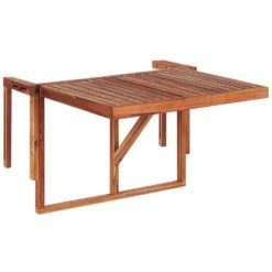 UDINE - Tuintafel - Donkere Houtkleur - 69 X 70 Cm - Acaciahout