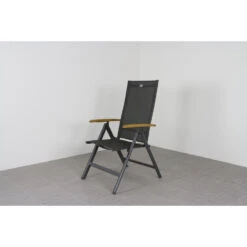 Hartman Verstelbare Tuinstoel Napoli - Teak Armleuning -Beliani Winkel 1000031709 0102