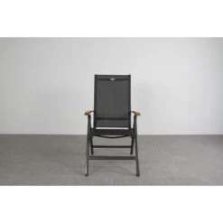 Hartman Verstelbare Tuinstoel Napoli - Teak Armleuning -Beliani Winkel 1000031709 0103