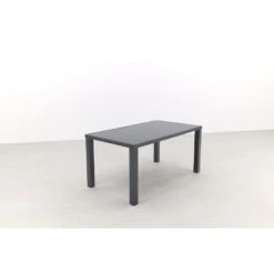 VDG Alma Tuintafel 160 X 90 – Antraciet -Beliani Winkel 1000031714 0102