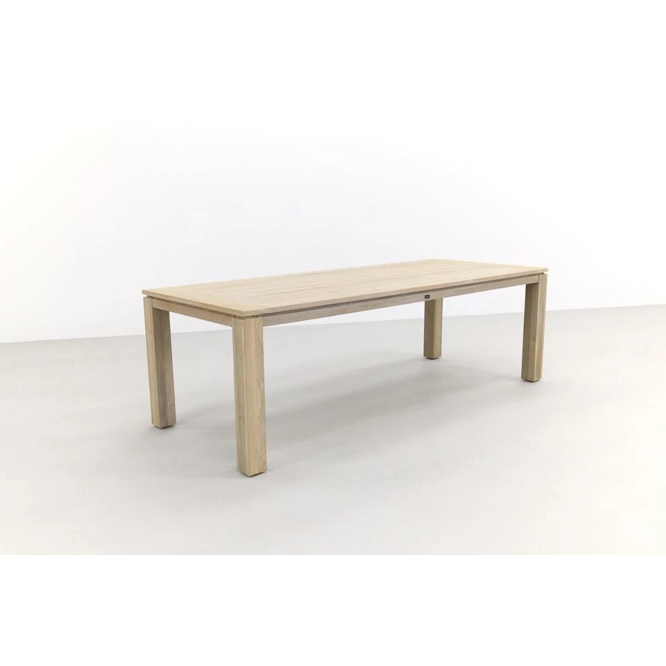 Allure VDG Rome Teak Tuintafel 240 X 100 Cm. - Grey 3 Allure VDG Rome Teak Tuintafel 240 X 100 Cm. - Grey - Afbeelding 3