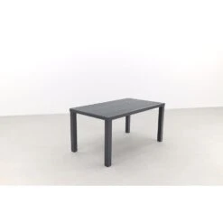 VDG Lena Tuintafel Antraciet - 160x90 Cm 6 VDG Lena Tuintafel Antraciet - 160x90 Cm -Beliani Winkel 1000031718 0102