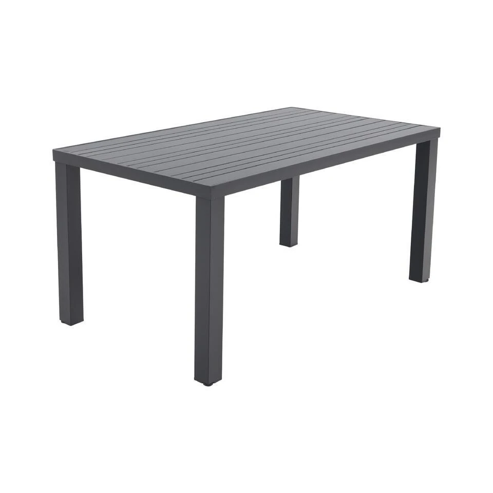 VDG Lena Tuintafel Antraciet - 160x90 Cm 1 VDG Lena Tuintafel Antraciet - 160x90 Cm