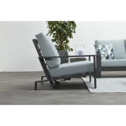 Garden Impressions Coba Verstelbare Lounge Tuinstoel - Mint Grey -Beliani Winkel 1000035582 0103
