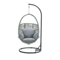 Garden Impressions Panama Hangstoel Swing Egg - Mystic Grijs -Beliani Winkel 1000035641 0104