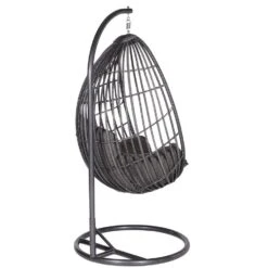 Garden Impressions Panama Hangstoel Ei - Donker Grijs -Beliani Winkel 1000035642 0104