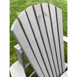 SenS-Line Adirondack Dubbele Tuinstoel - Hout - Grijs -Beliani Winkel 1000038286 0102