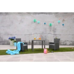 Garden Impressions Nikki Kindertuinstoel - Donker Grijs -Beliani Winkel 1000040782 0102