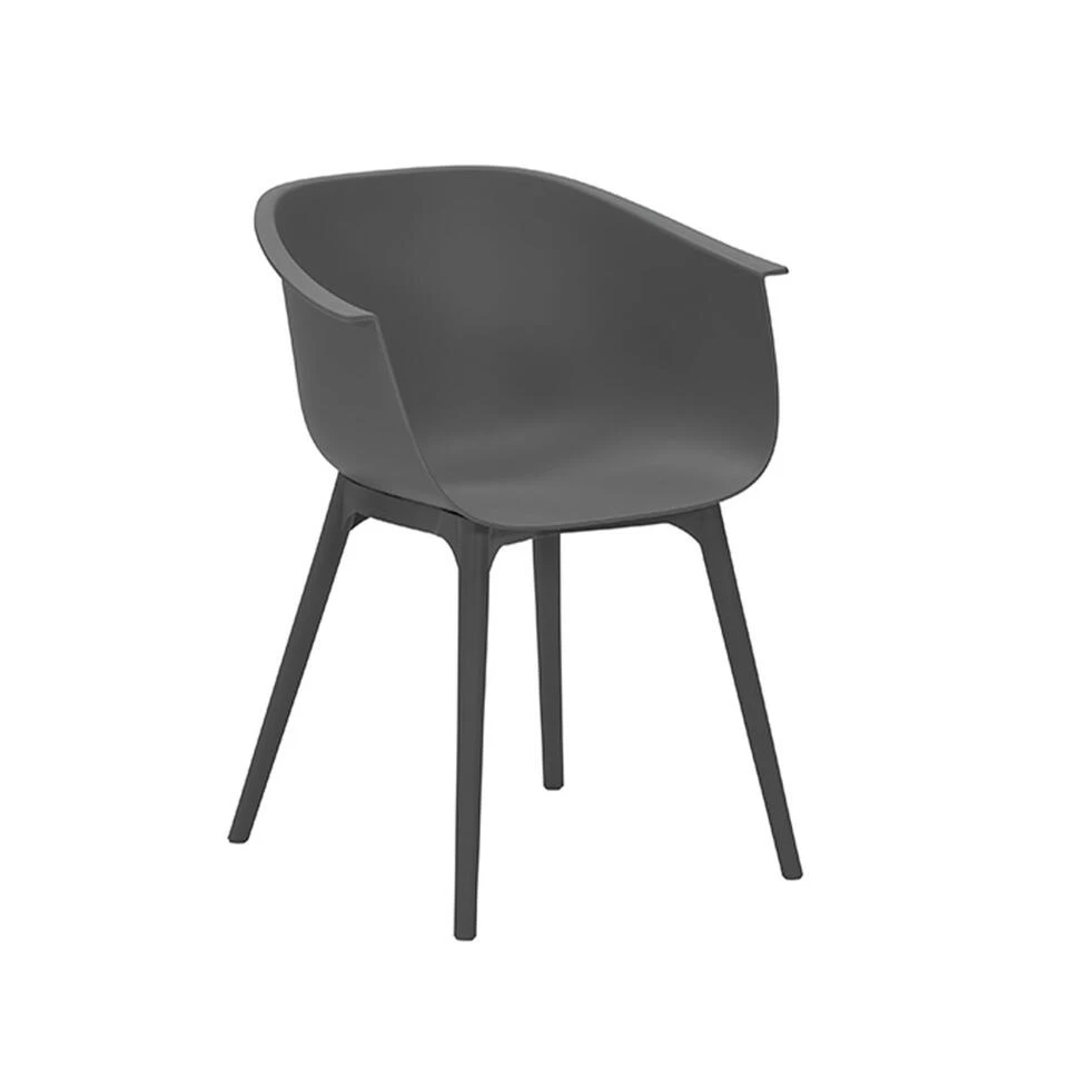 Garden Impressions Lexy Tuinstoel Donker Grijs - 2 Stuks 3 Garden Impressions Lexy Tuinstoel Donker Grijs - 2 Stuks - Afbeelding 3