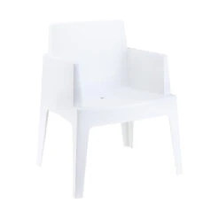 Garden Impressions Tuinstoel Box The Original Wit - 2 Stuks -Beliani Winkel 1000040788 0103