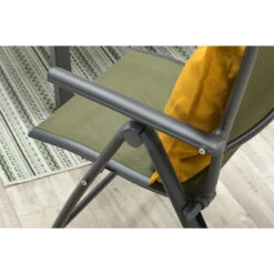 Garden Impressions Santos Tuinstoel Verstelbaar - Mos Groen -Beliani Winkel 1000040801 0103