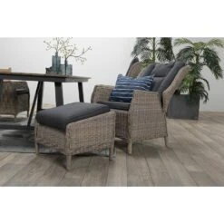 Garden Impressions Marbella Verstelbare Tuinstoel -vintage Willow 6 Garden Impressions Marbella Verstelbare Tuinstoel -vintage Willow -Beliani Winkel 1000040805 0103