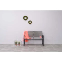 Garden Impressions Detroit Parkbank - Royal Grey -Beliani Winkel 1000042149 0102