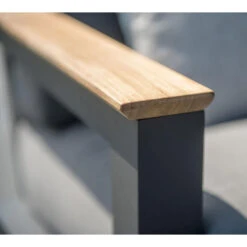 4 Seasons Outdoor Capitol Lounge Tuinstoel - Donker Grijs 6 4 Seasons Outdoor Capitol Lounge Tuinstoel - Donker Grijs -Beliani Winkel 1000042157 0103