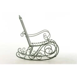 Clp Schommelstoel Smilla Groen 6 Clp Schommelstoel Smilla Groen -Beliani Winkel 1000045404 0102