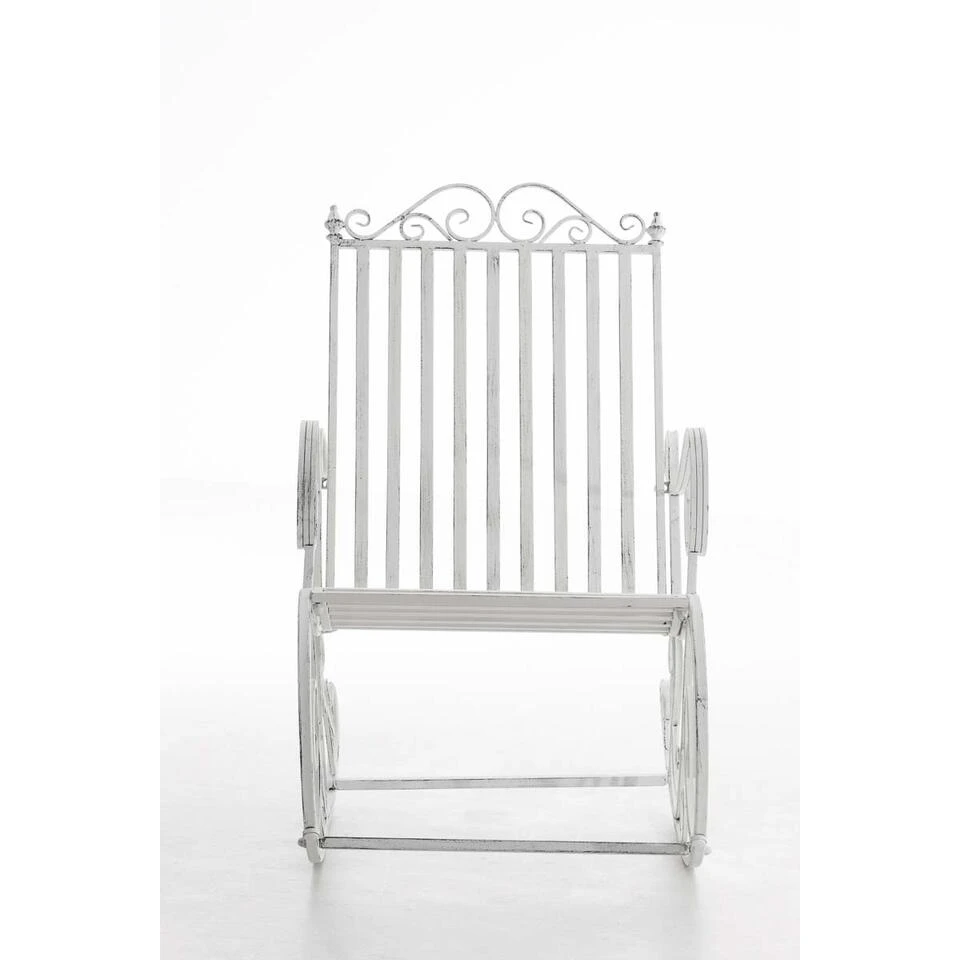 Clp Schommelstoel Smilla Antiek Wit 2 Clp Schommelstoel Smilla Antiek Wit - Afbeelding 2