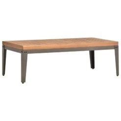 VidaXL Tuintafel 110x55x36 Cm Massief Acaciahout