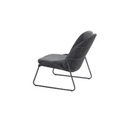 Taste Delano Loungestoel - Antraciet -Beliani Winkel 1000048022 0102