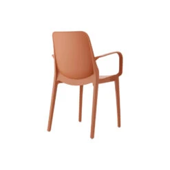 Scab Ginevra Armstoel - Terracotta 7 Scab Ginevra Armstoel - Terracotta -Beliani Winkel 1000048026 0103