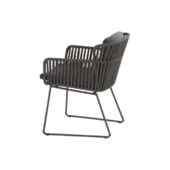 Taste Vitali Dining Tuinstoel - Antraciet -Beliani Winkel 1000048042 0102